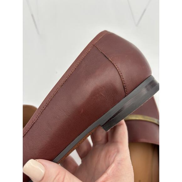 Vionic Evie Loafers Brown Leather Size 8 Arch Support Orthotic Comfort Loafer - Picture 14 of 16